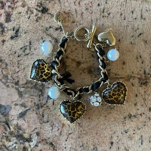 Betsey Johnson leopard bracelet